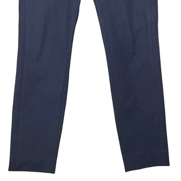 Tory Burch Women’s Slim Fit Straight Leg Ankle Pants Navy Blue Size 4 - Picture 4 of 7